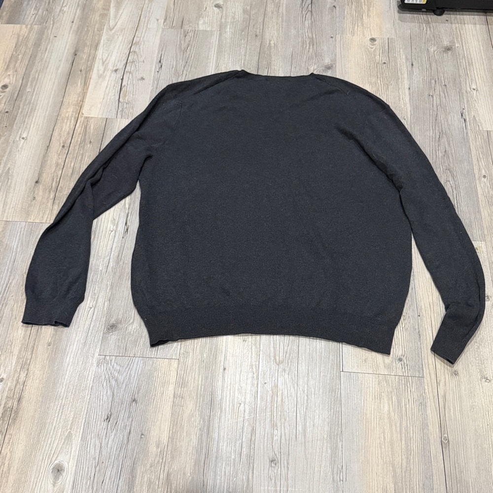 MENS POLO BY RALPH LAUREN GREY SWEATER - Picture 6 of 6